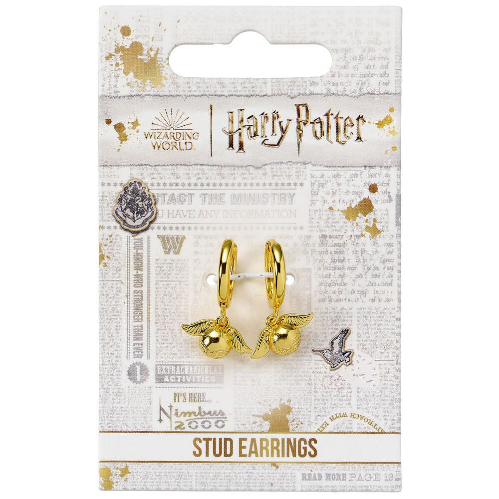 Harry Potter Golden Snitch Örhängen