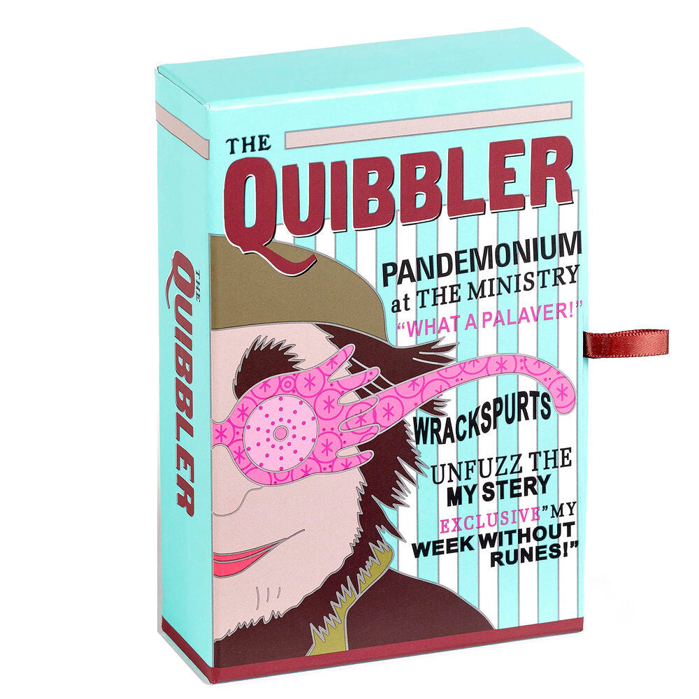 Harry Potter Luna Lovegood Quibbler örhängen + halsband