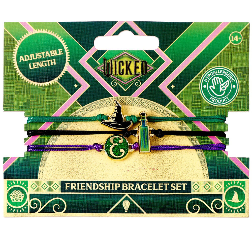 Wicked Elphaba Vänskapsset - 2 armband