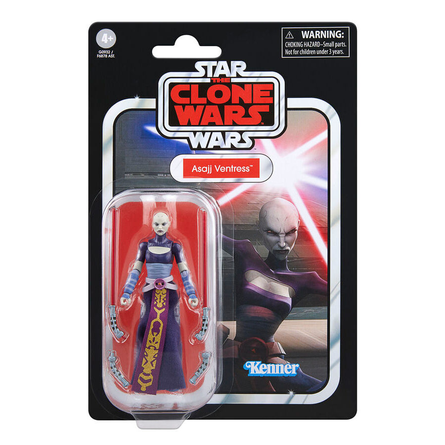 Star Wars The Clone Wars Asajj Ventress figur 9,5cm