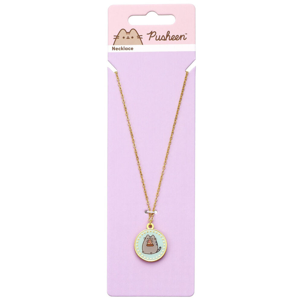 Pusheen Pizza Halsband