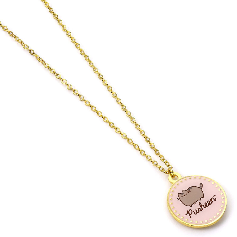 Pusheen Halsband i Guld