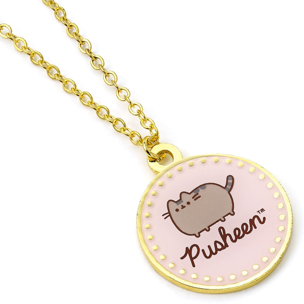 Pusheen Halsband i Guld
