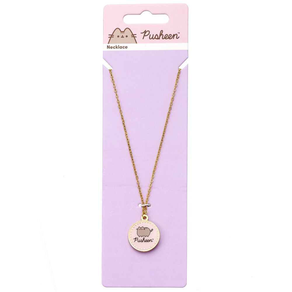Pusheen Halsband i Guld