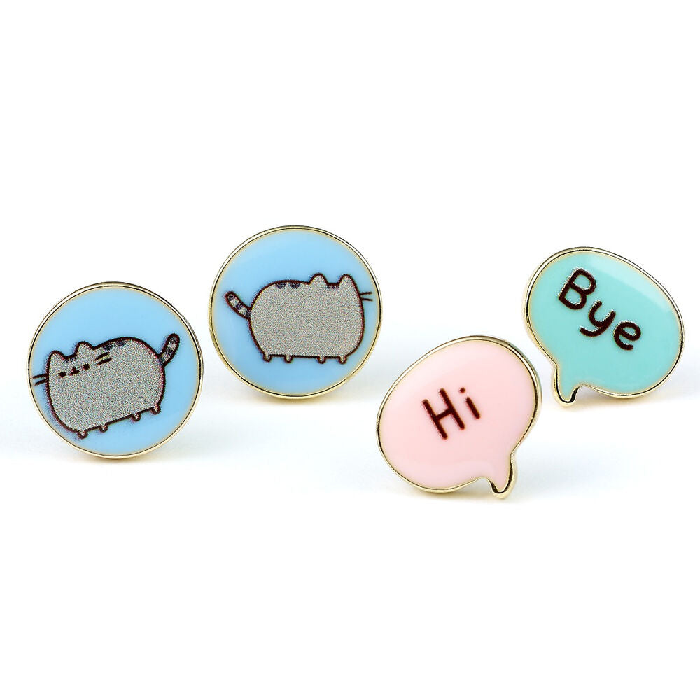 Pusheen Hi Bye Set - 3 Par Örhängen