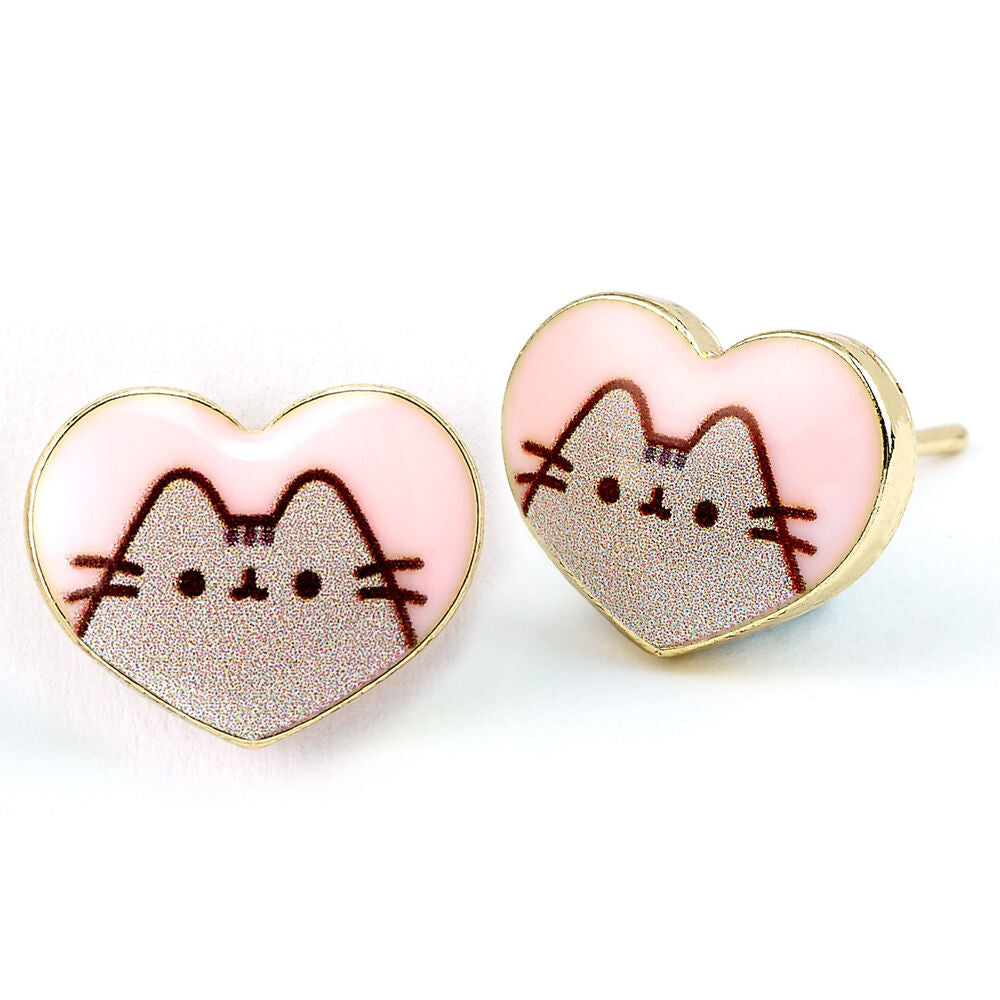 Pusheen Hjärtörhängen