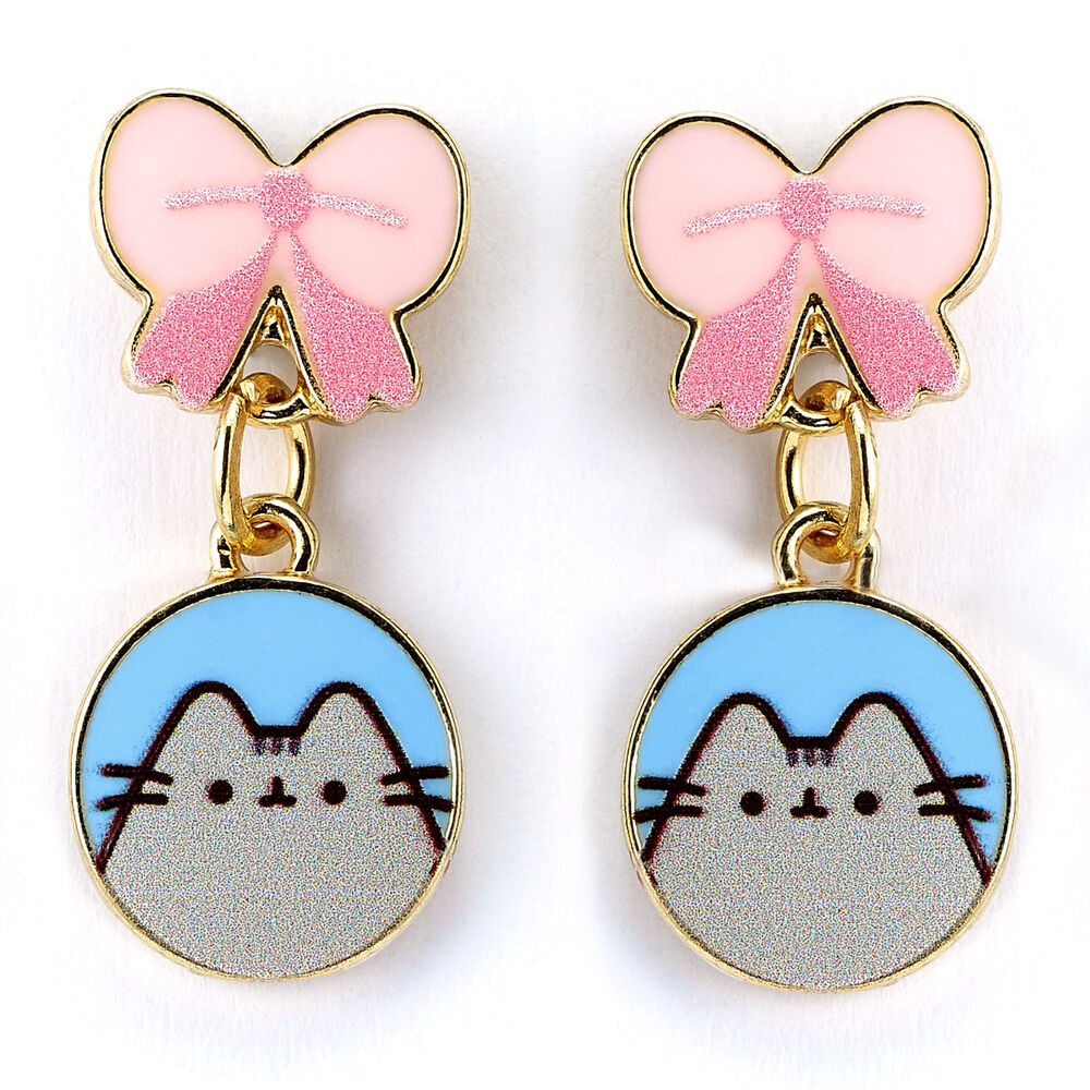 Pusheen Links Örhängen - Söt Design med Kattmotiv