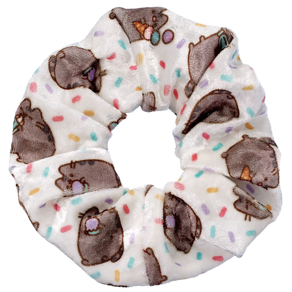 Pusheen Ice Cream Scrunchie - Söt och Mjuk Hårsnodd