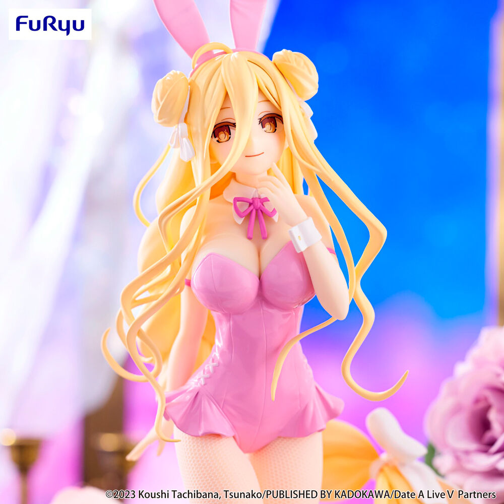 Date a Live V Mukuro Hoshimiya Pink Bicute Bunnies Figur 27cm