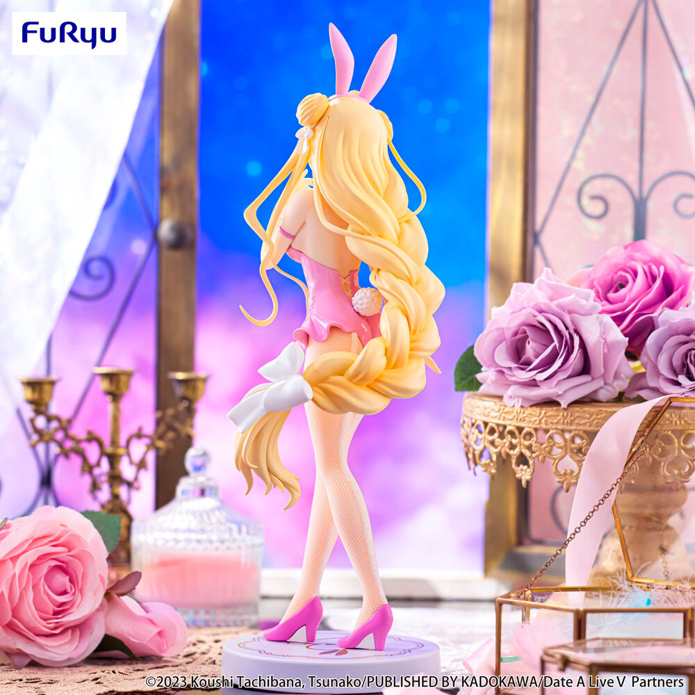 Date a Live V Mukuro Hoshimiya Pink Bicute Bunnies Figur 27cm