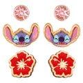 Disney Stitch Set 3 par örhängen