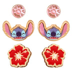 Disney Stitch Set - 3 Par Örhängen