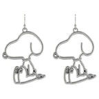 Peanuts Silver Earrings - Snygga och Eleganta Örhängen