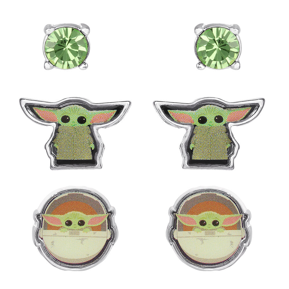 Star Wars Baby Yoda Örhänge Set - 3 Par