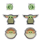Star Wars Baby Yoda Örhänge Set - 3 Par