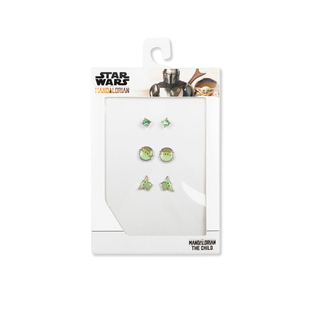 Star Wars Baby Yoda Örhänge Set - 3 Par