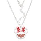 Disney Minnie Januari Halsband i Silver