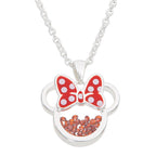 Disney Minnie Januari Halsband i Silver