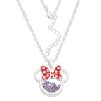 Disney Minnie Februari Halsband i Silver