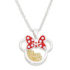 Disney Minnie November Halsband i Silver