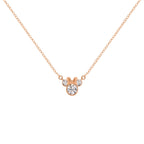 Disney Minnie Set - Halsband och Örhängen i Roséguld