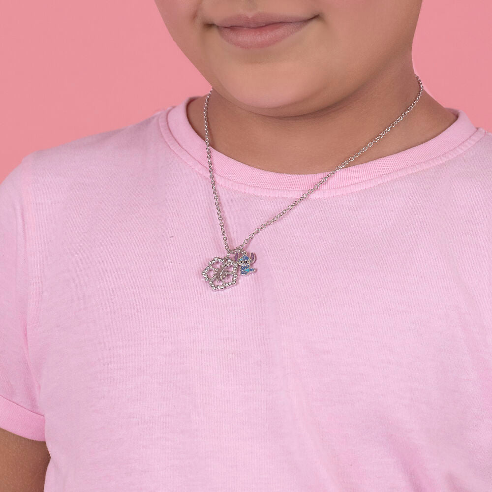 Disney Stitch Halsband med Silverpläterad Kedja