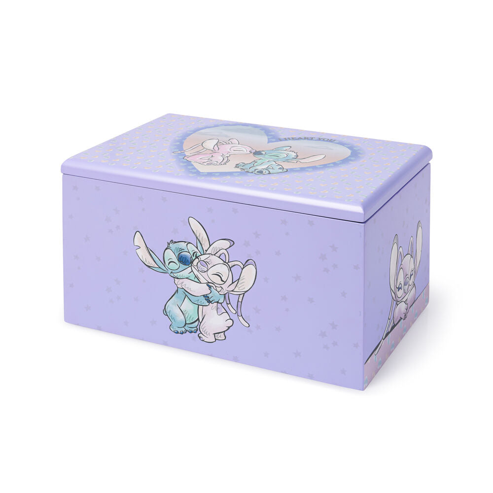 Disney Stitch &#38; Angel Jewellery box
