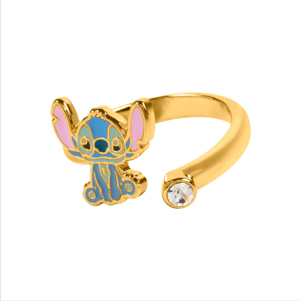 Disney Stitch Ring – Spiral Gold-Plated