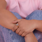Disney Stitch Ring – Spiral Gold-Plated