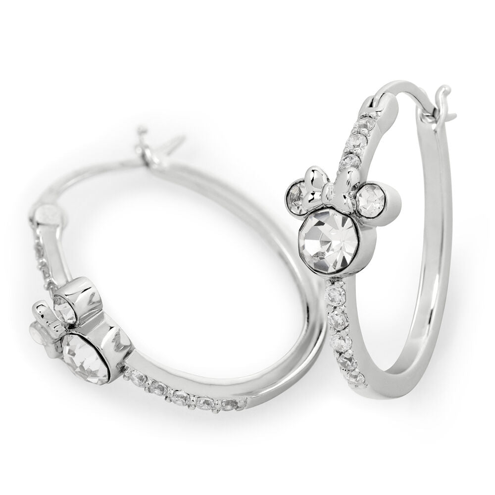 Disney Minnie Hoopörhängen i Silver
