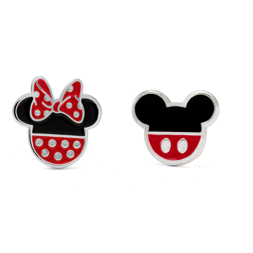 Disney Minnie Örhängen i Silverpläterad Mässing