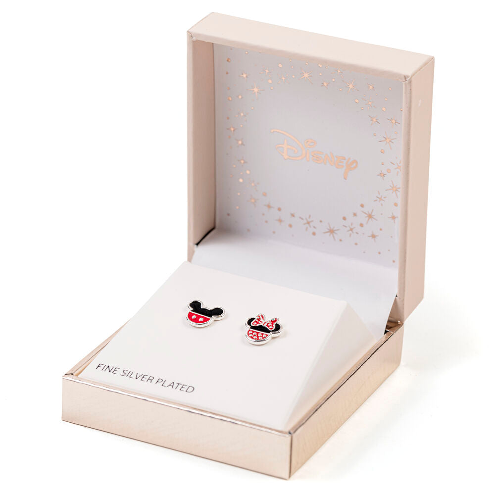 Disney Minnie Örhängen i Silverpläterad Mässing