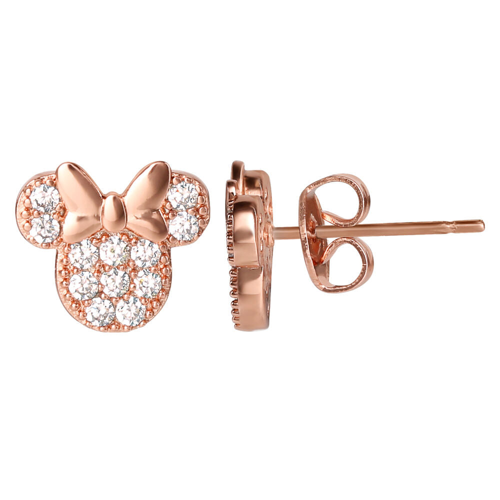 Disney Minnie Musörhängen i Roséguld