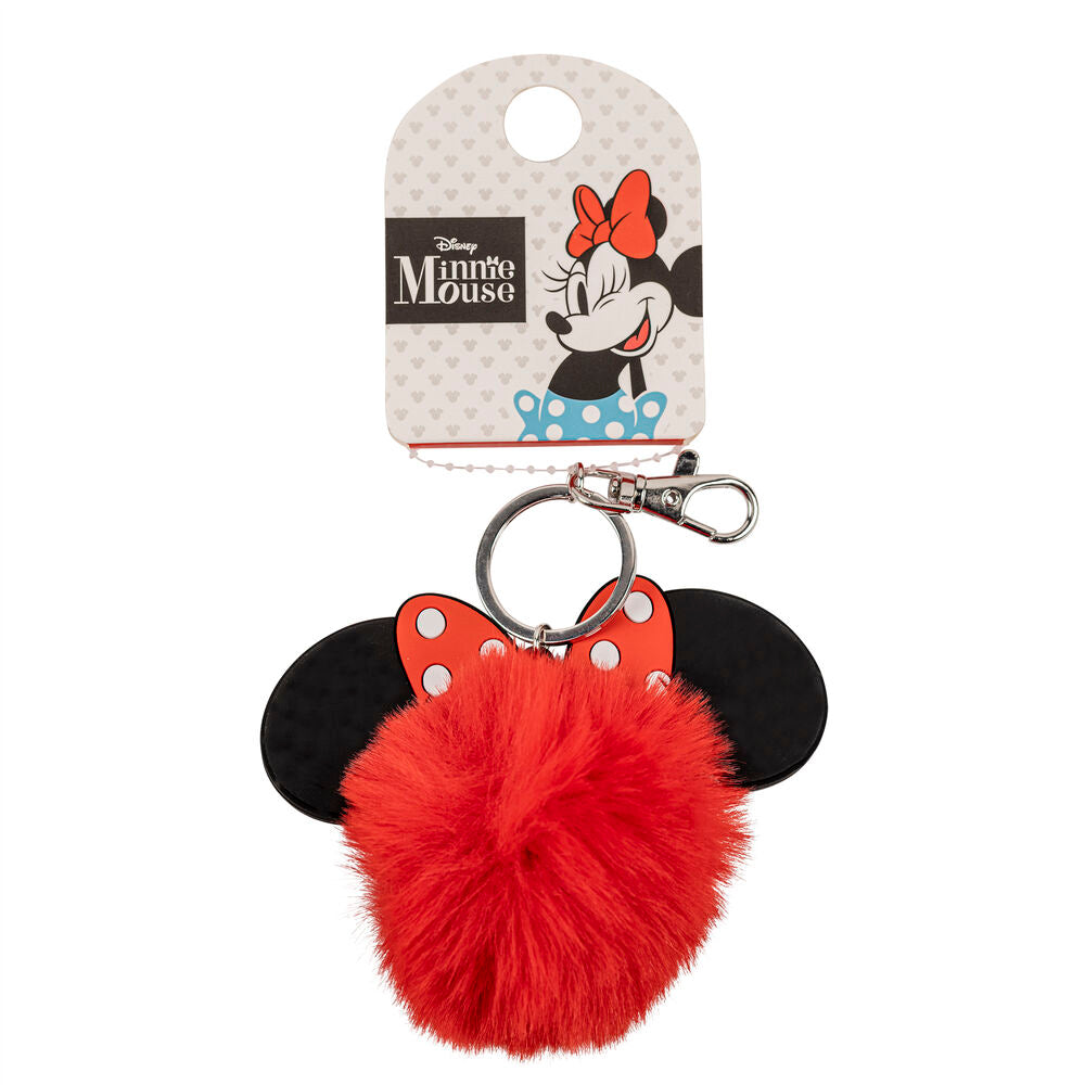 Disney Minnie Pompom Nyckelring