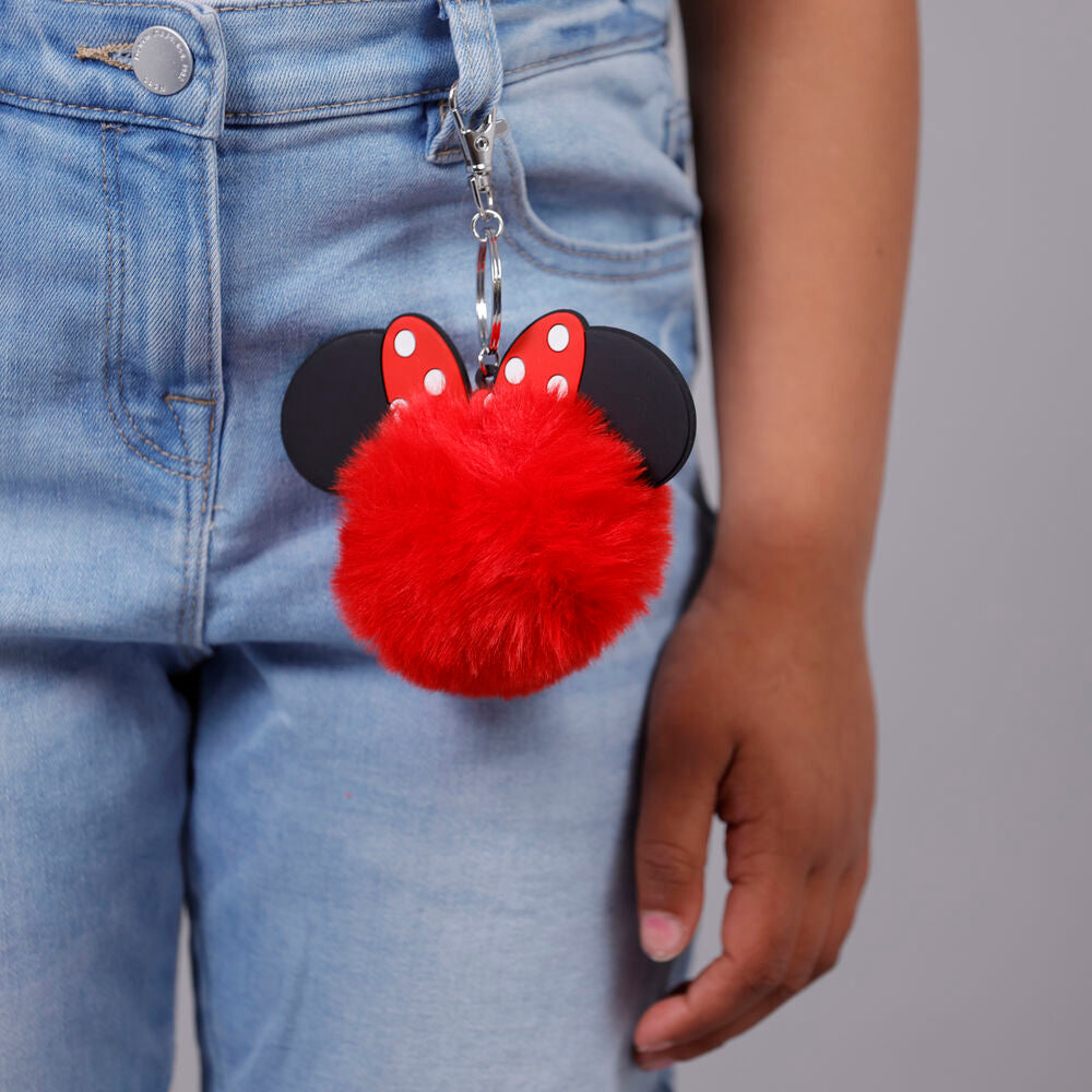 Disney Minnie Pompom Nyckelring