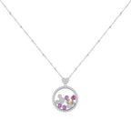 Disney Mickey &#38; Minnie necklace silver
