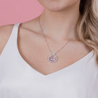 Disney Mickey & Minnie Silver Necklace