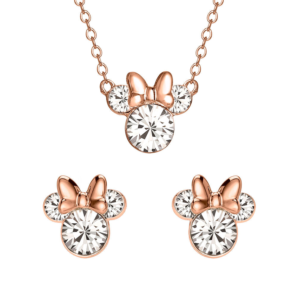 Disney Minnie Set med Halsband och Örhängen