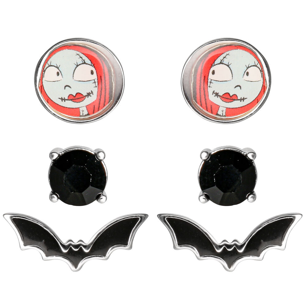 Disney Nightmare Before Christmas Set 3 pairs of earrings