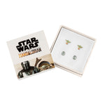 Star Wars The Mandalorian Grogu Set - 2 par örhängen i silver