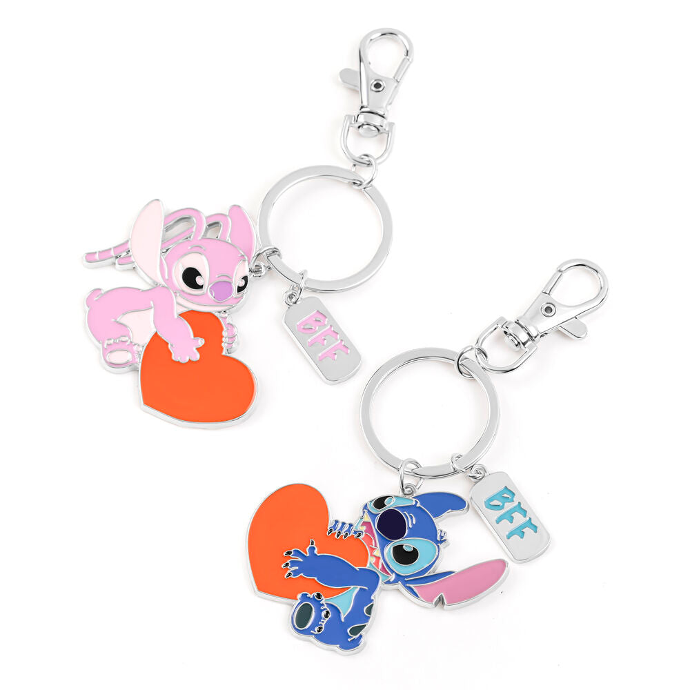 Disney Minnie Set: 2 Nyckelringar med Stitch och Angel