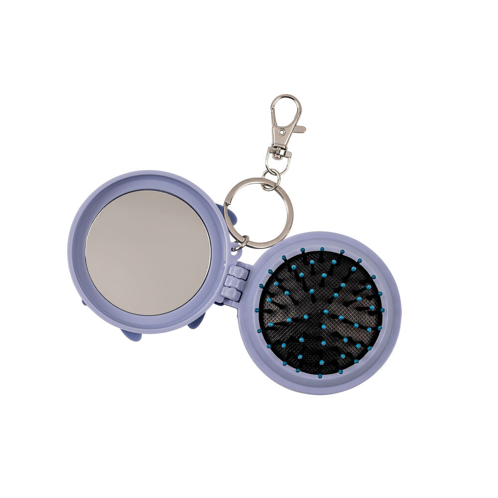 Disney Stitch & Angel Nyckelring med Spegel och Hårborste