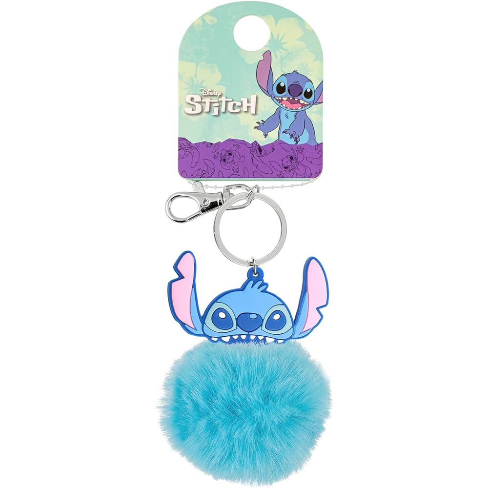 Disney Stitch Angel pompom Nyckelring