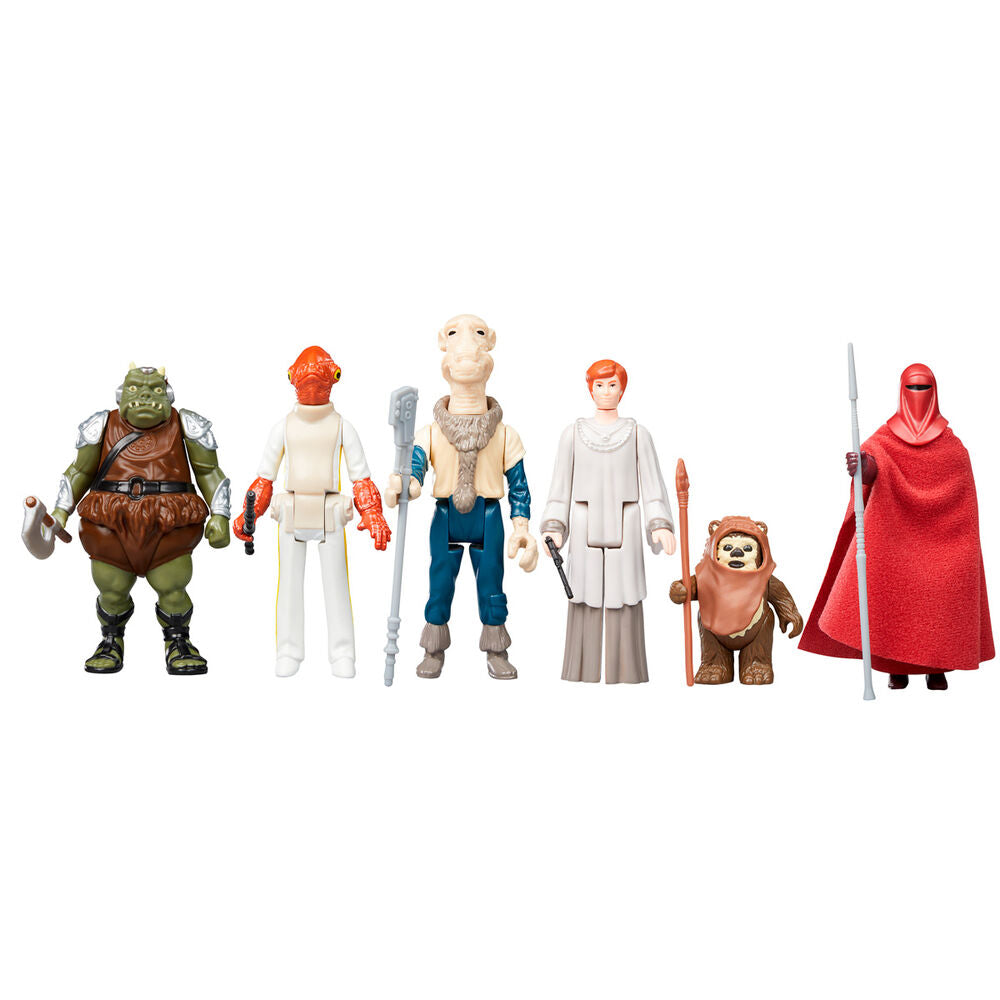 Star Wars Return of the Jedi Retro Collection Figur 9,5cm Set 6 Pack