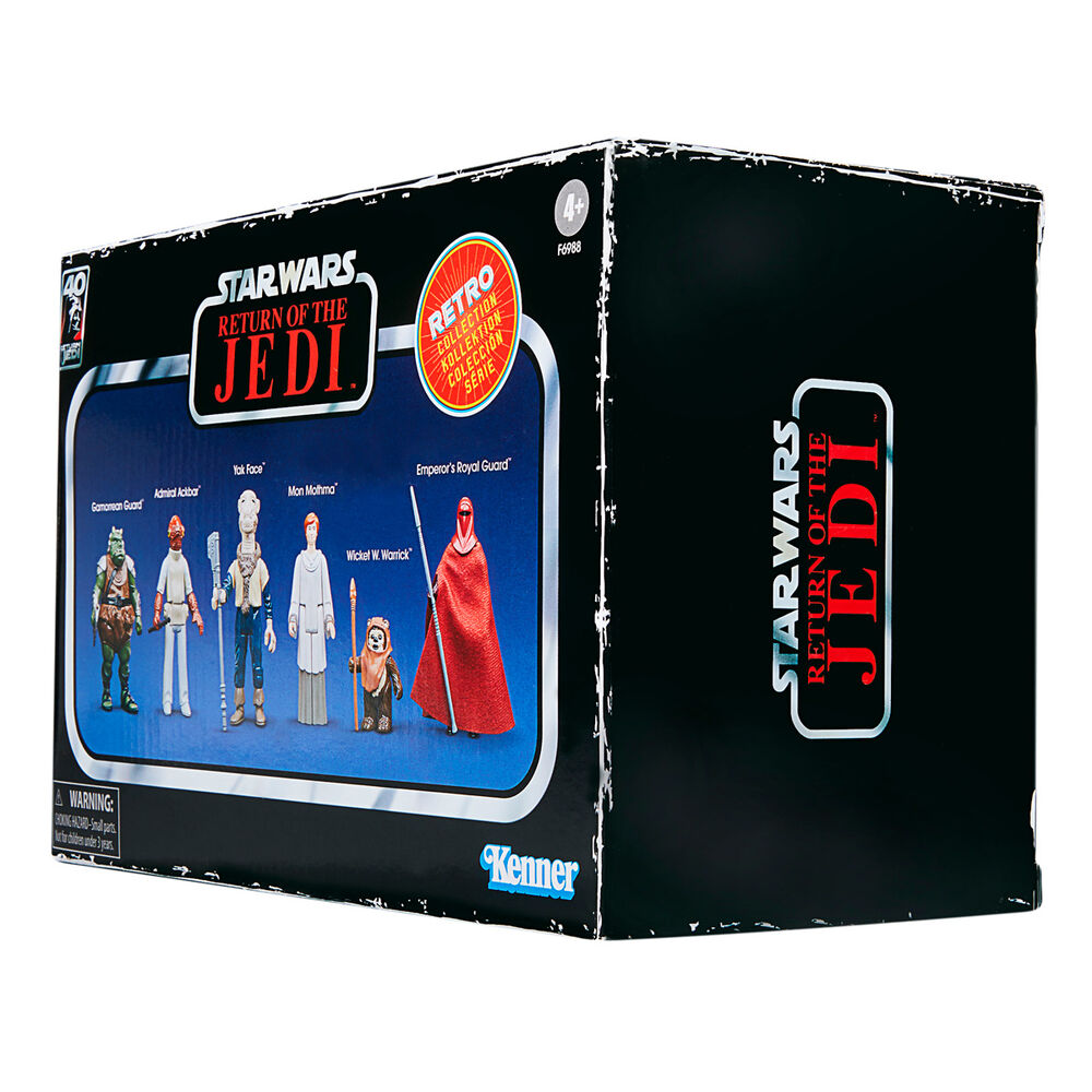 Star Wars Return of the Jedi Retro Collection Figur 9,5cm Set 6 Pack