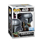 POP-figur Star Wars Impressions: Mandalorian med Grogu - Exklusiv
