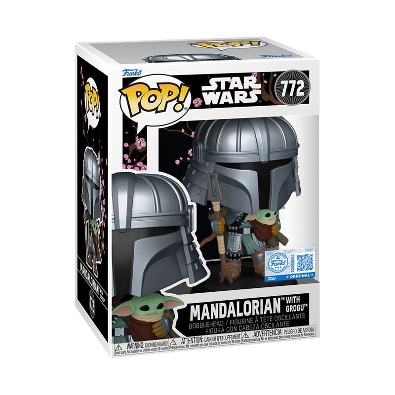 POP-figur Star Wars Impressions: Mandalorian med Grogu - Exklusiv
