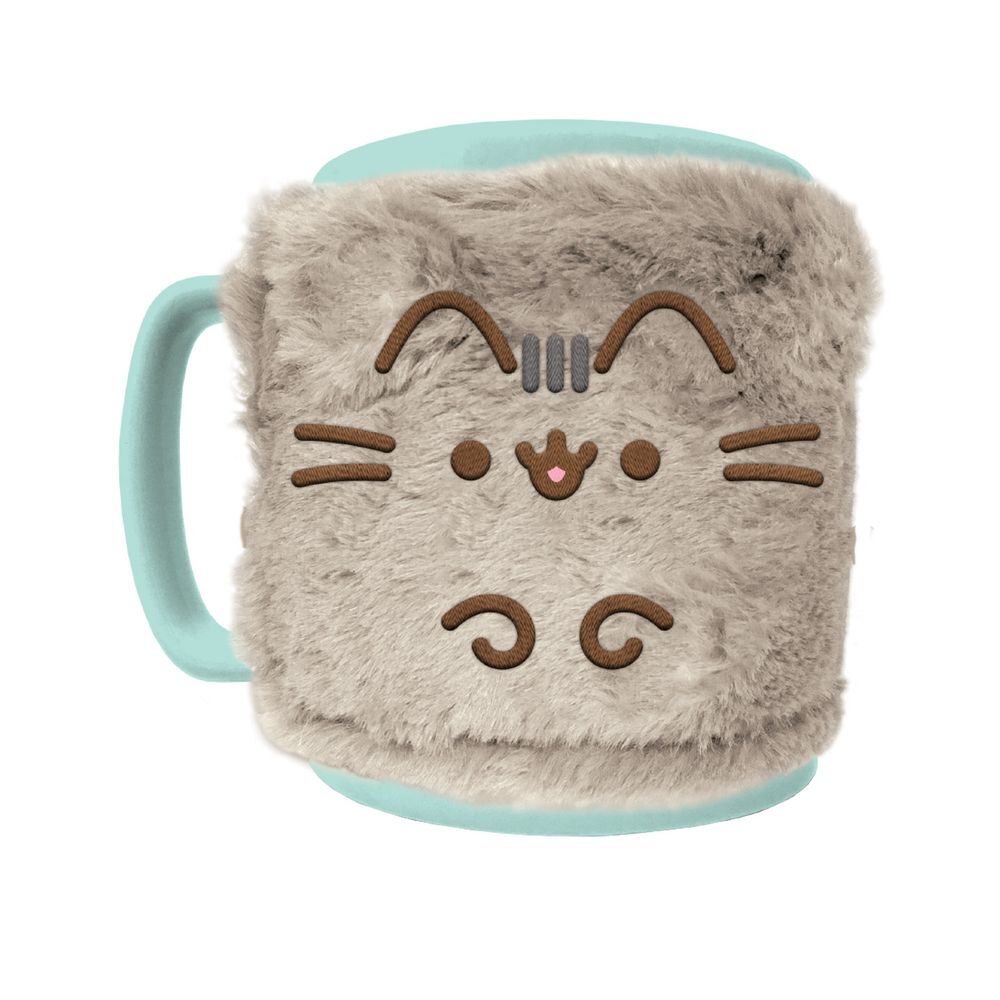 Pusheen Mugg med Gosedjur Täcke 440ml