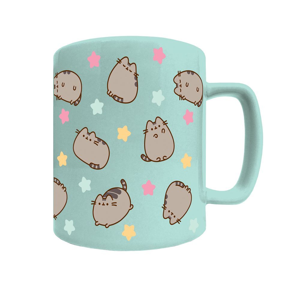 Pusheen Mugg med Gosedjur Täcke 440ml
