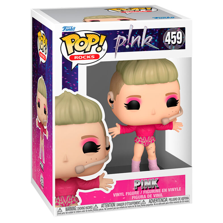 Funko POP Figur Rocks Pink - 9cm Samlarfigur i Presentförpackning